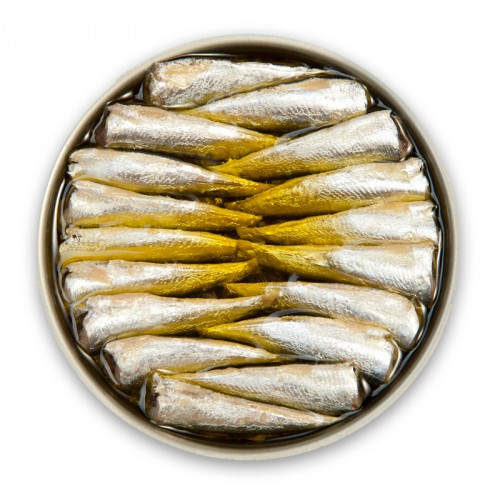 Petites sardines à l'huile d'olive